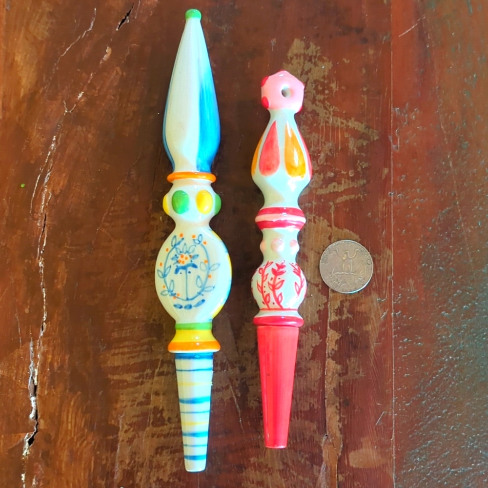 Anthropologie ceramic wine stoppers